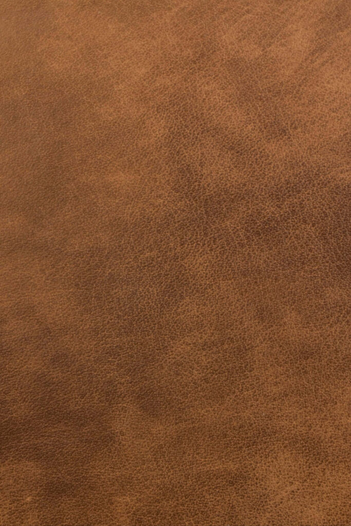 Rustic Brown Leather Texture Close-Up: Vintage Wallpaper Background