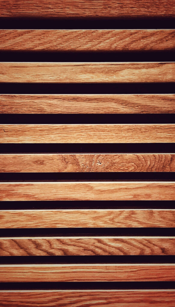Rustic Brown Lumber Panel Wallpaper - Seamless Wooden Background