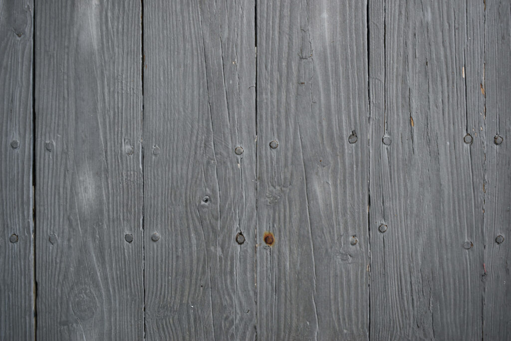 Charcoal Gray Rustic Wooden Panel Wallpaper with Natural Textures