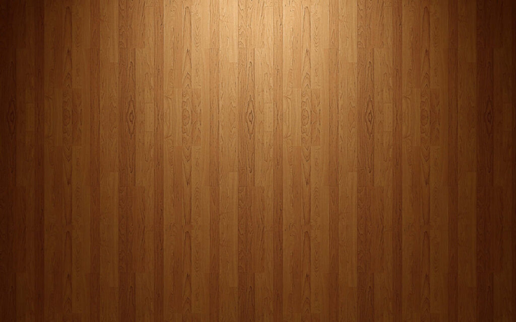Elegant wood plank wallpaper with vertical brown grain texture and soft spotlight effect