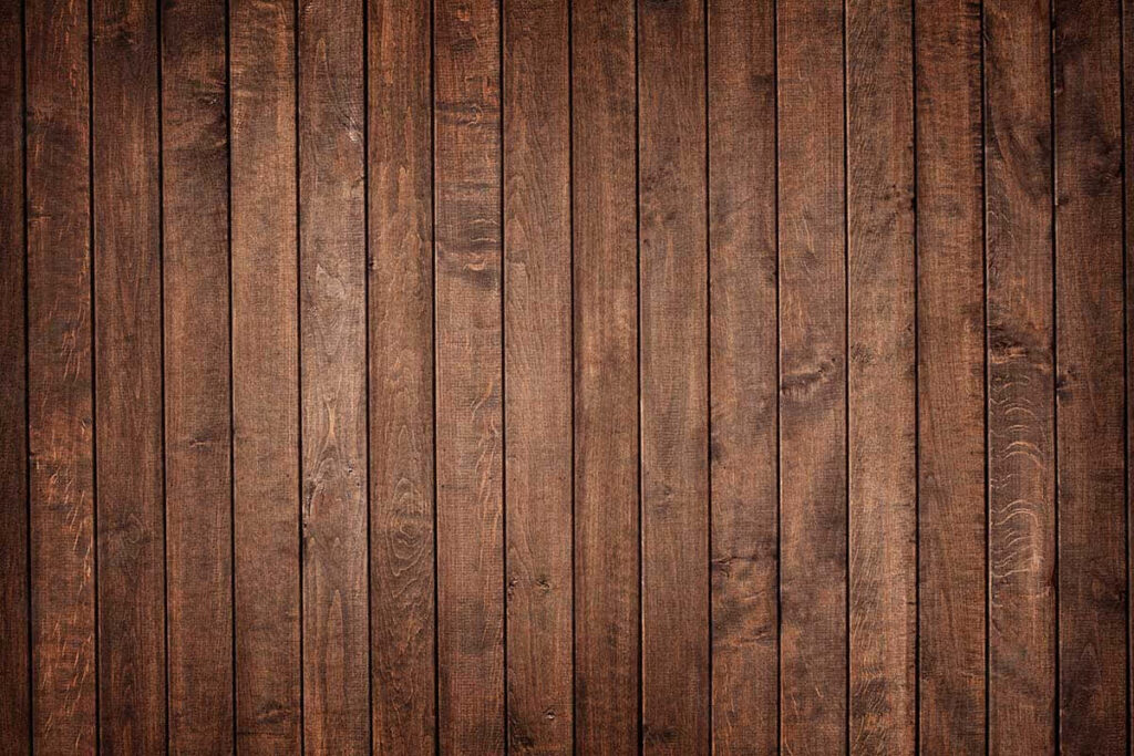 Elegant Dark Wood Plank Wallpaper - Rustic Vertical Background Design