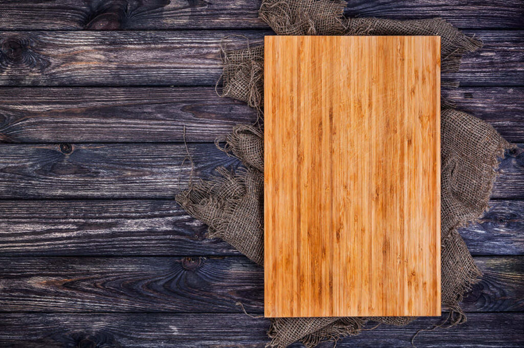 Natural Dark Wood Wallpaper with Light Plank – Earthy Rustic Background