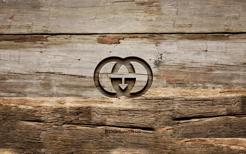 4k wallpaper with geometric emblem carved on rustic wood planks in earthy brown tones