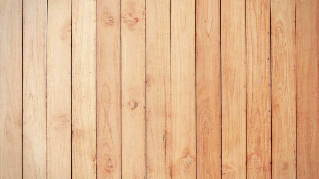 Warm Rustic Light Wood Wallpaper with Natural Planks & Knots