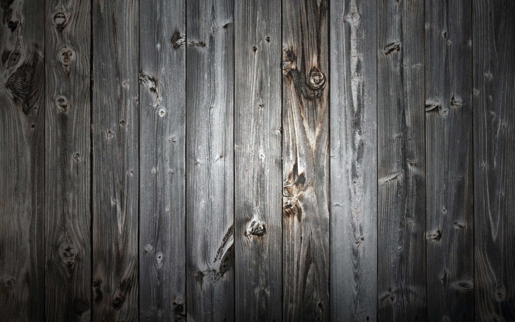 Rustic Aged Grey Wood Wallpaper with Natural Knots & Discoloration
