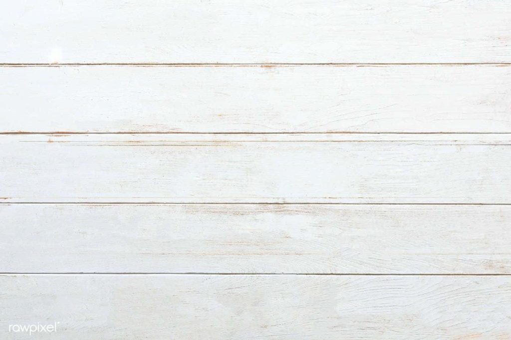 White rustic wooden planks background with distressed paint and visible natural wood grain texture Wallpaper