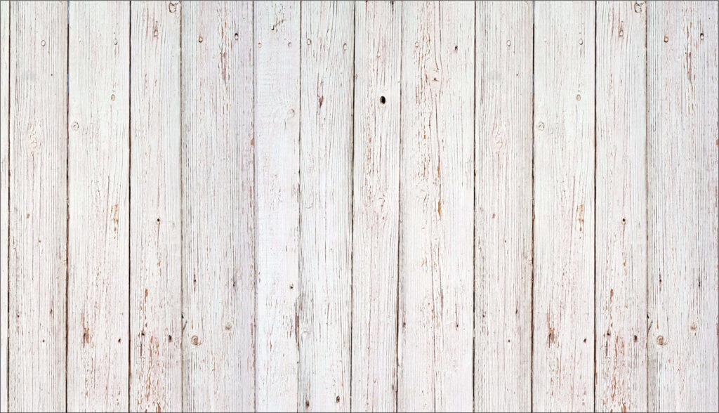 Rustic White Wood Plank Wallpaper: Natural Textured Background