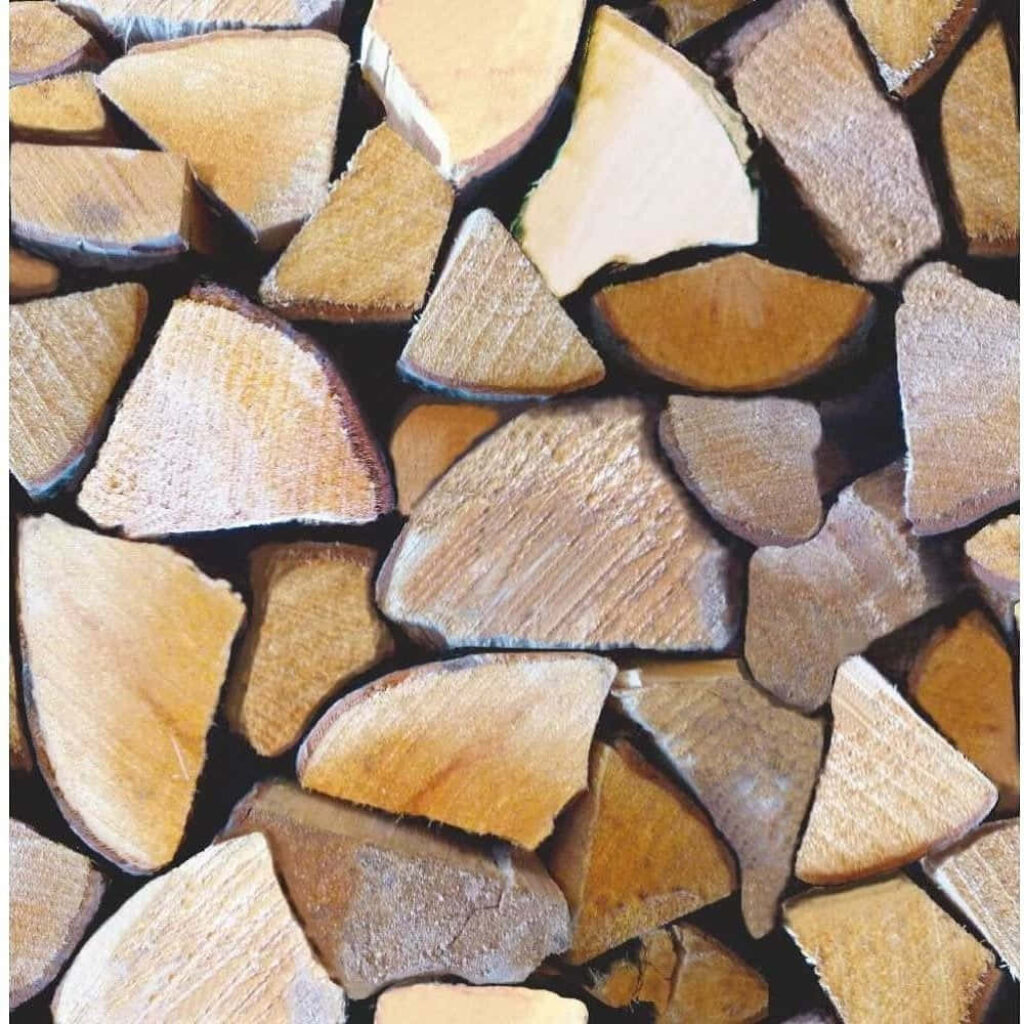 Rustic Wood Log Wallpaper: Textured Natural Background for Spaces