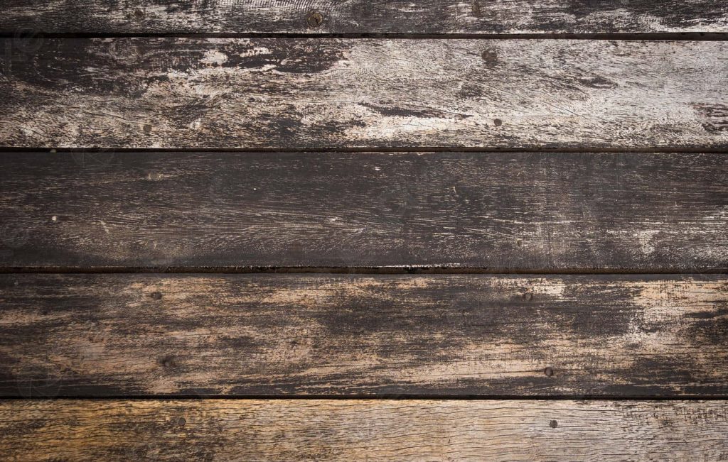 Rustic wood panel background with weathered dark brown and grey horizontal timber planks Wallpaper