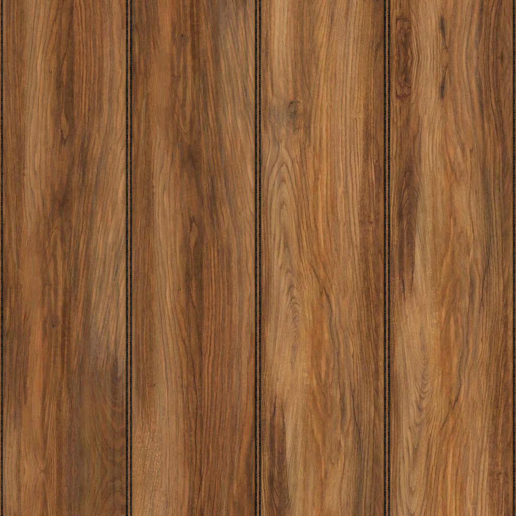 Rustic wood panel wallpaper with rich brown tones and detailed natural grain texture background