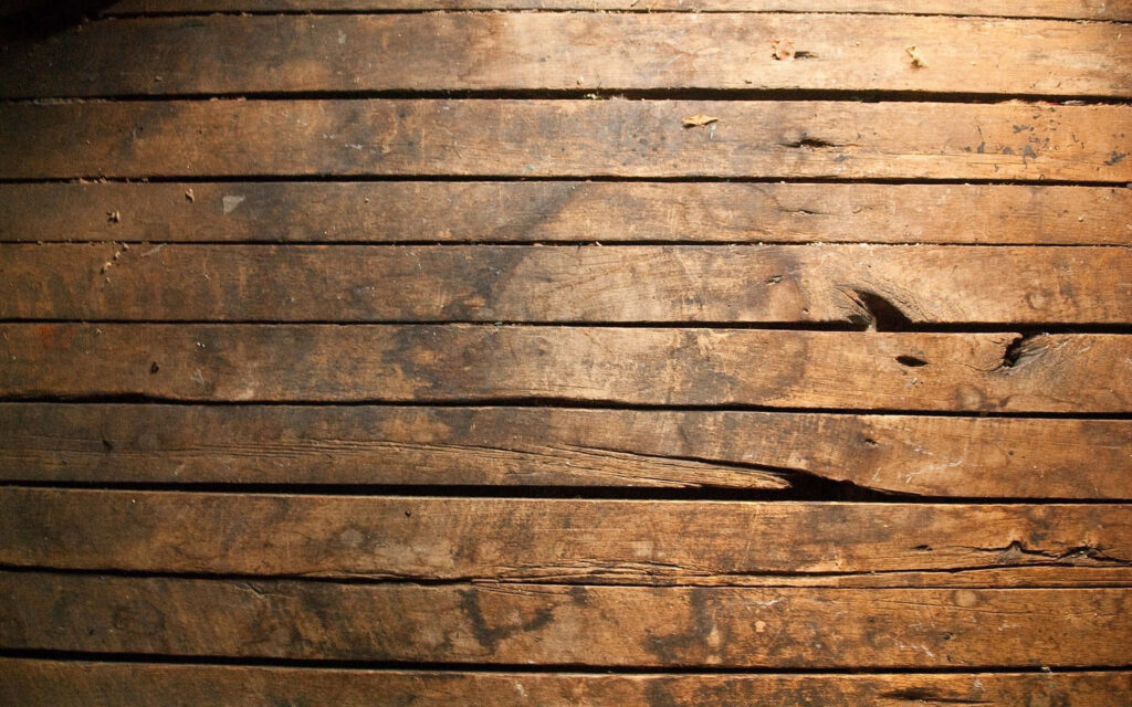 Rustic Wood Texture Wallpaper: Vintage Earthy Background Design
