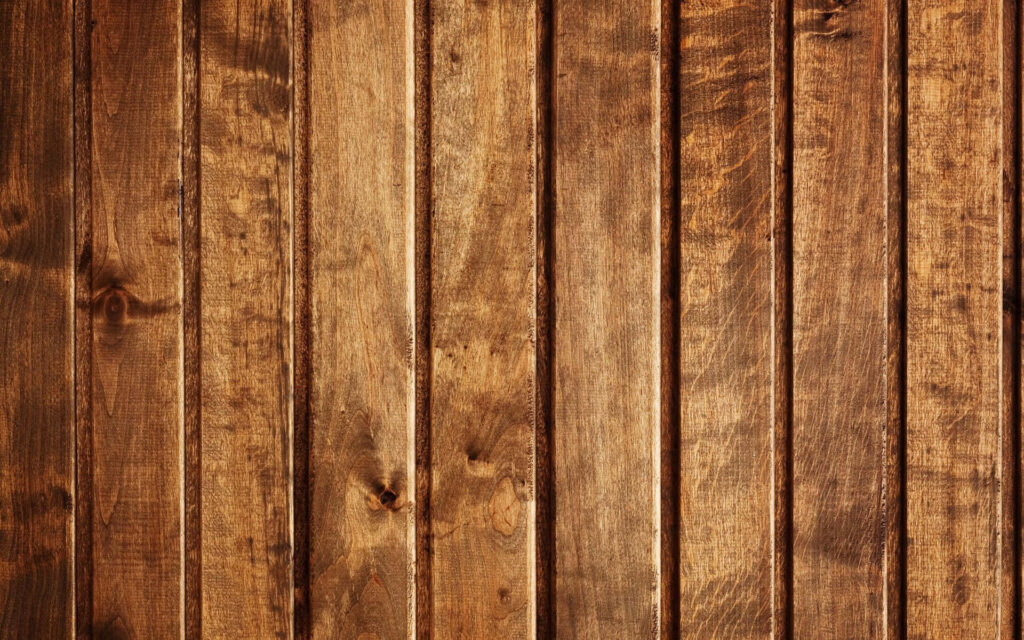 Rustic Brown Wooden Plank Wallpaper - Authentic Background Design