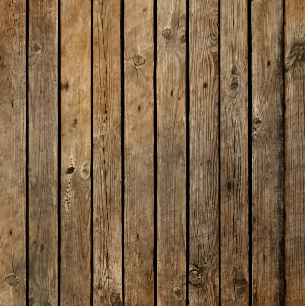 Rustic Vertical Wooden Plank Wallpaper: Earthy Brown Background