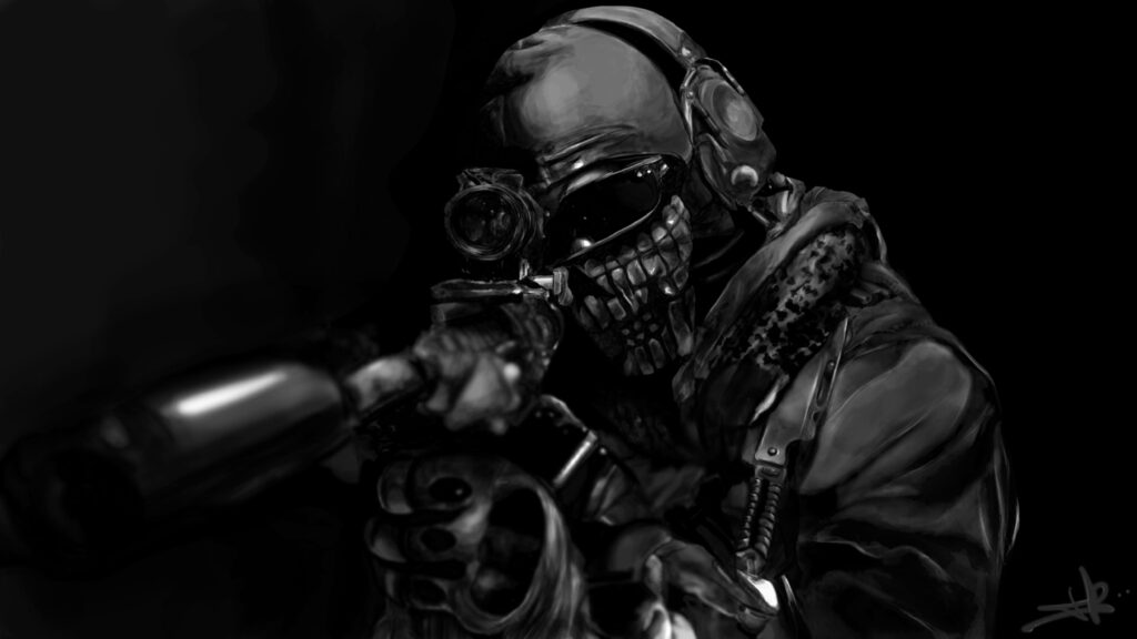 Shadow Warrior: Embrace the Darkness - Intense 4k Call Of Duty Background Image Wallpaper