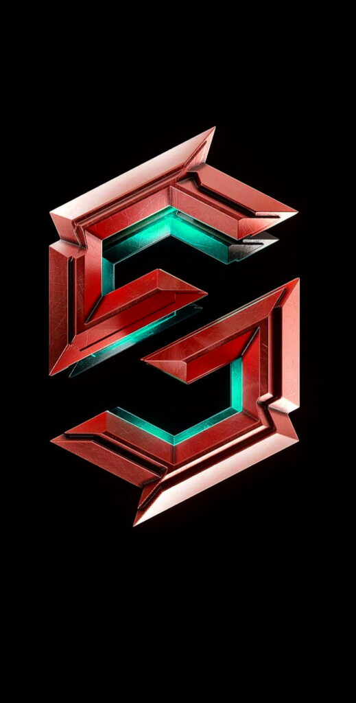 Sensational S: A High-Definition Phone Wallpaper Showcasing the Alluring S Logo