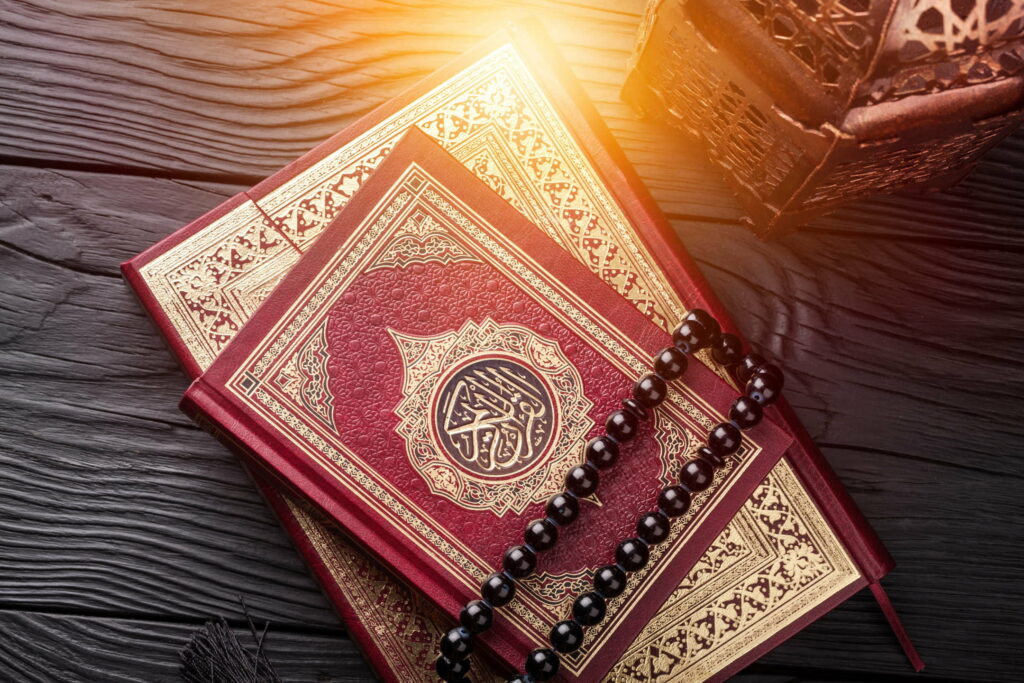 Sacred Quran: A Treasured Source of Knowledge - Majestic QHD Background Wallpaper