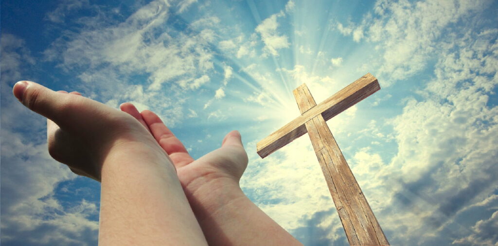 Holy Cross: A Sacred Christian Symbol in Stunning QHD Wallpaper