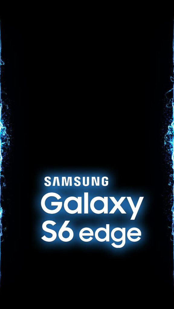 Futuristic Neon Blue Samsung Galaxy S6 Edge Wallpaper Background