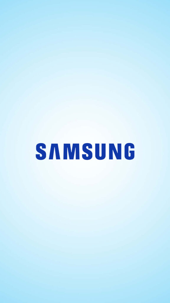 Sleek Samsung Wallpaper: Minimalist Design & Futuristic Blue Gradient