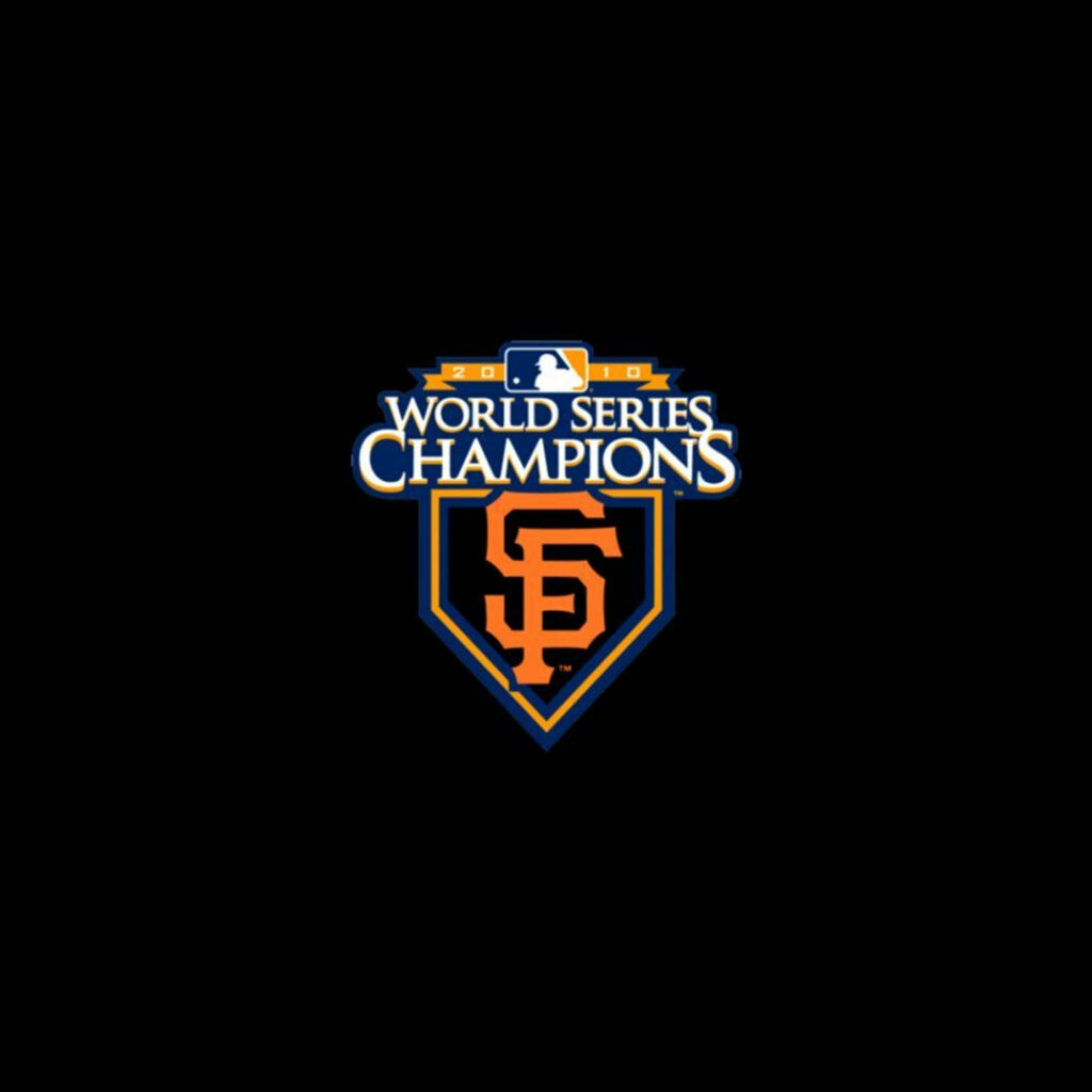 San Francisco Giants 2010 World Series Champions Logo Wallpaper
