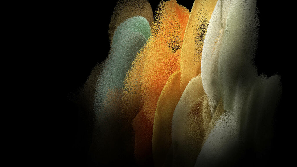 Vibrant Sands: Captivating Shades on a Black Canvas - 4D Ultra HD Background Photo Wallpaper