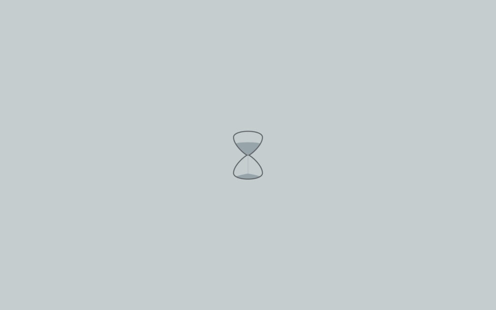 Timeless Simplicity: A Minimalistic Grey Wallpaper embellished with an Hourglass Sand Design