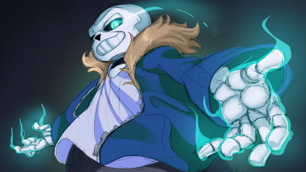 Sans from Undertale Takes the Spotlight: Epic HD Wallpaper for Video Game Fans