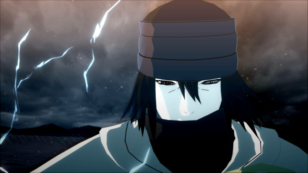 Sasuke's Heroic Stand: Last Naruto Movie Wallpaper Depicting the Uchiha Protecting Konoha from a Meteor Strike