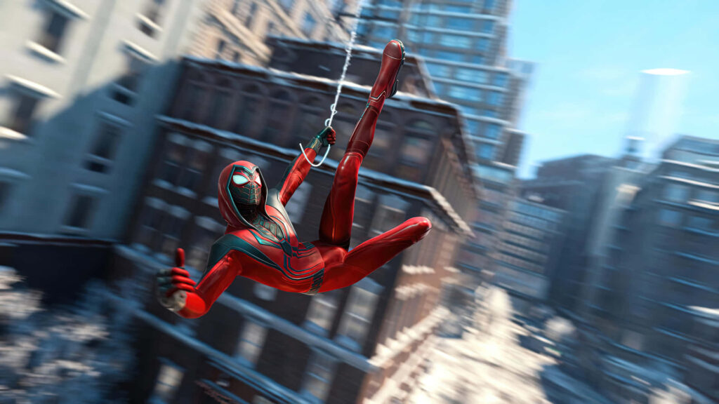 Miles Morales: Slinging into Action as Marvel's Heroic Spider-Man Wallpaper