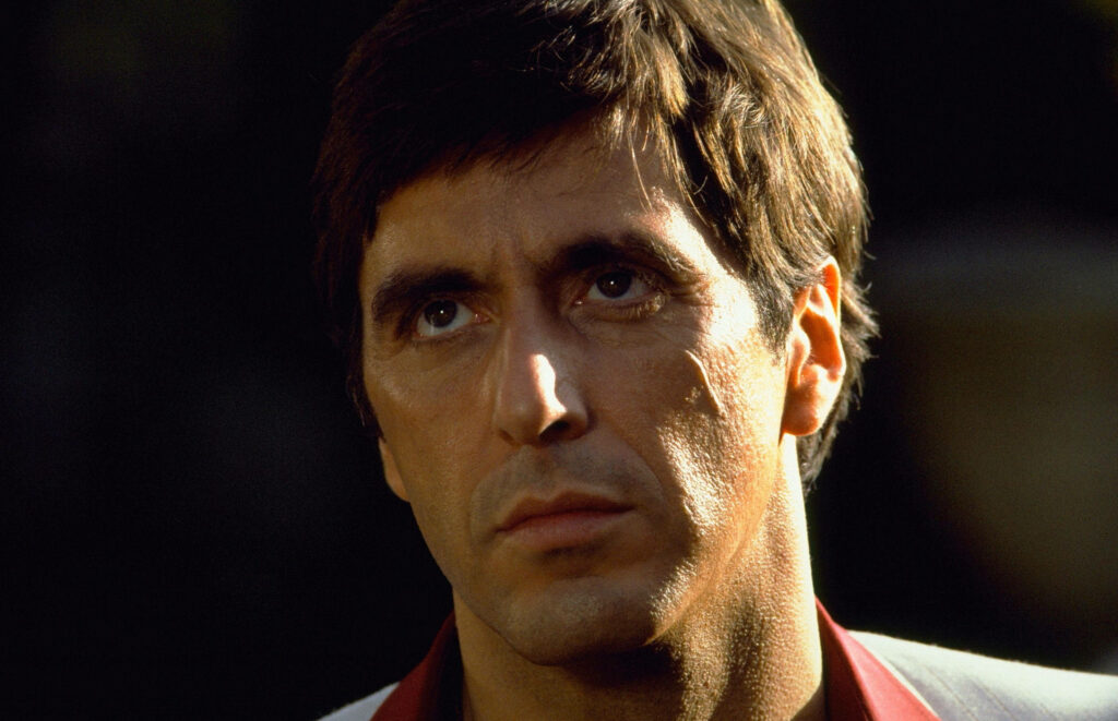 Scarface Icon: Al Pacino's Headshot Captures the Look Wallpaper