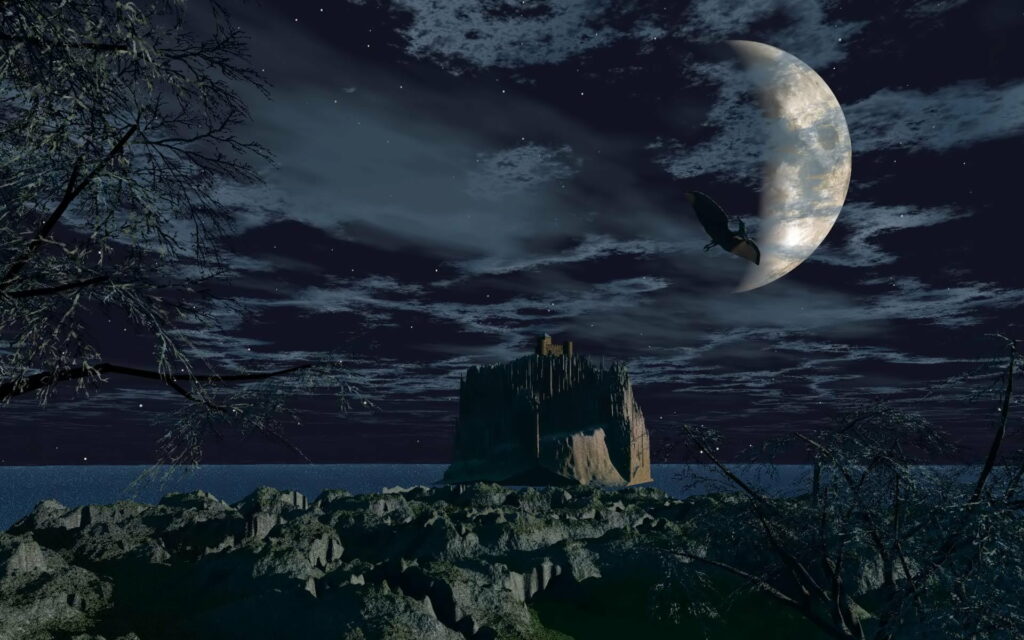 Nightmare Inducing HD Wallpaper: A Terrifyingly Dark Evening