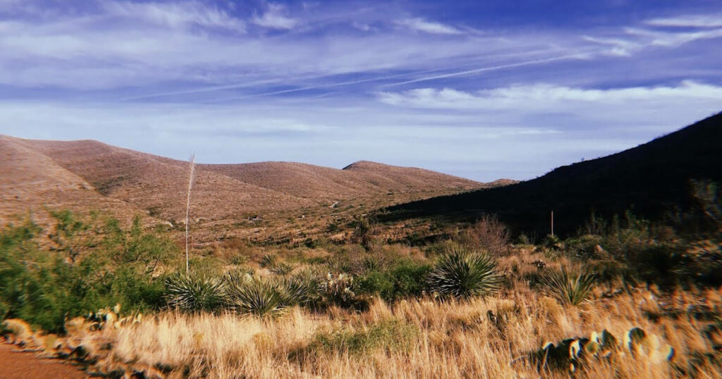 Scenic El Paso Hills Under Blue Sky - Desert Wallpaper Background