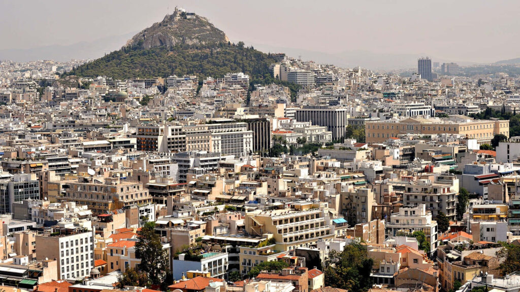 Stunning Mount Lycabettus Wallpaper: Athens Urban Landscape & Nature