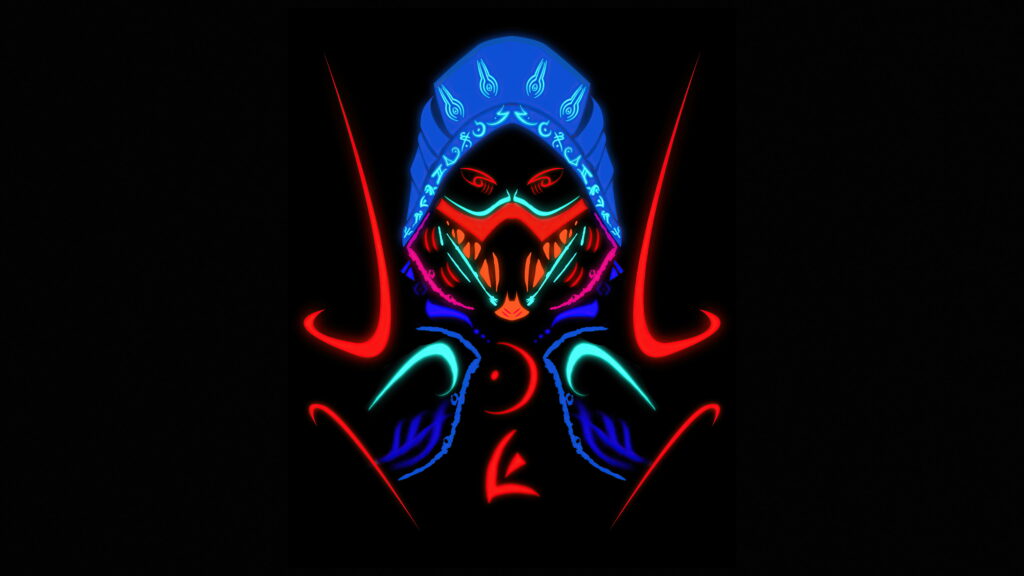 Deadly Elegance: Scorpion's Sublime Minimalism in Mortal Kombat Wallpaper
