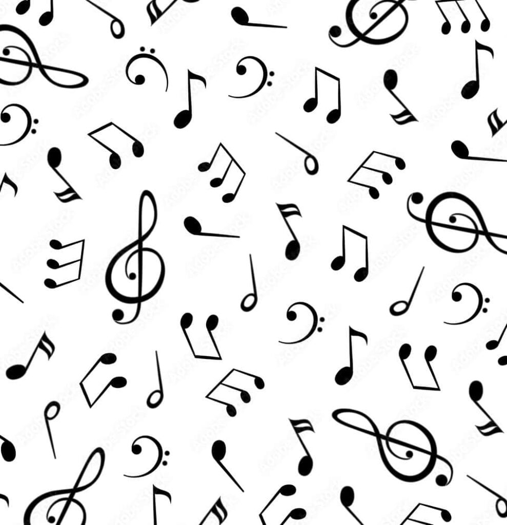 Seamless Music Notes Wallpaper Background for Enthusiasts