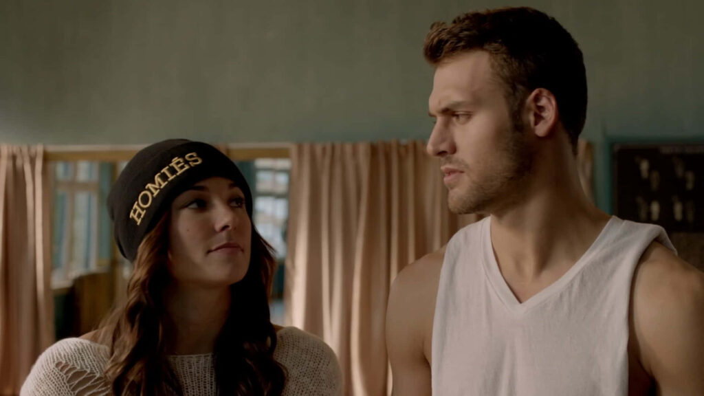 Sean Asa and Andie West from Step Up All In intense urban dance moment natural lighting wallpaper