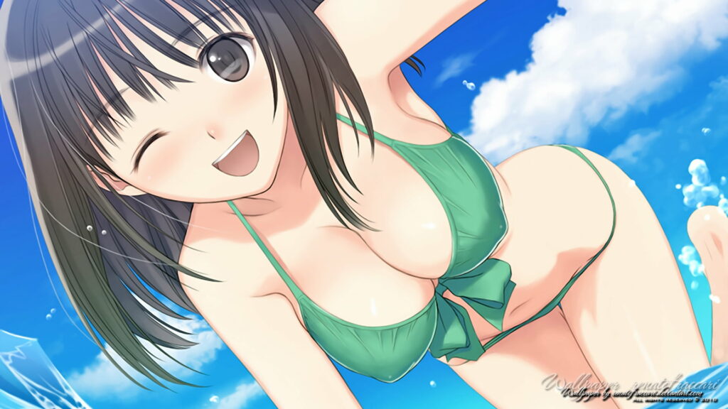 Seductively Alluring Anime Beauty: Mesmerizing HD Wallpaper Unleashes Radiant Charisma!