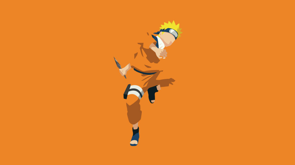 Naruto: Enigmatic Ninja Master in Captivating 4k Vector Art Wallpaper