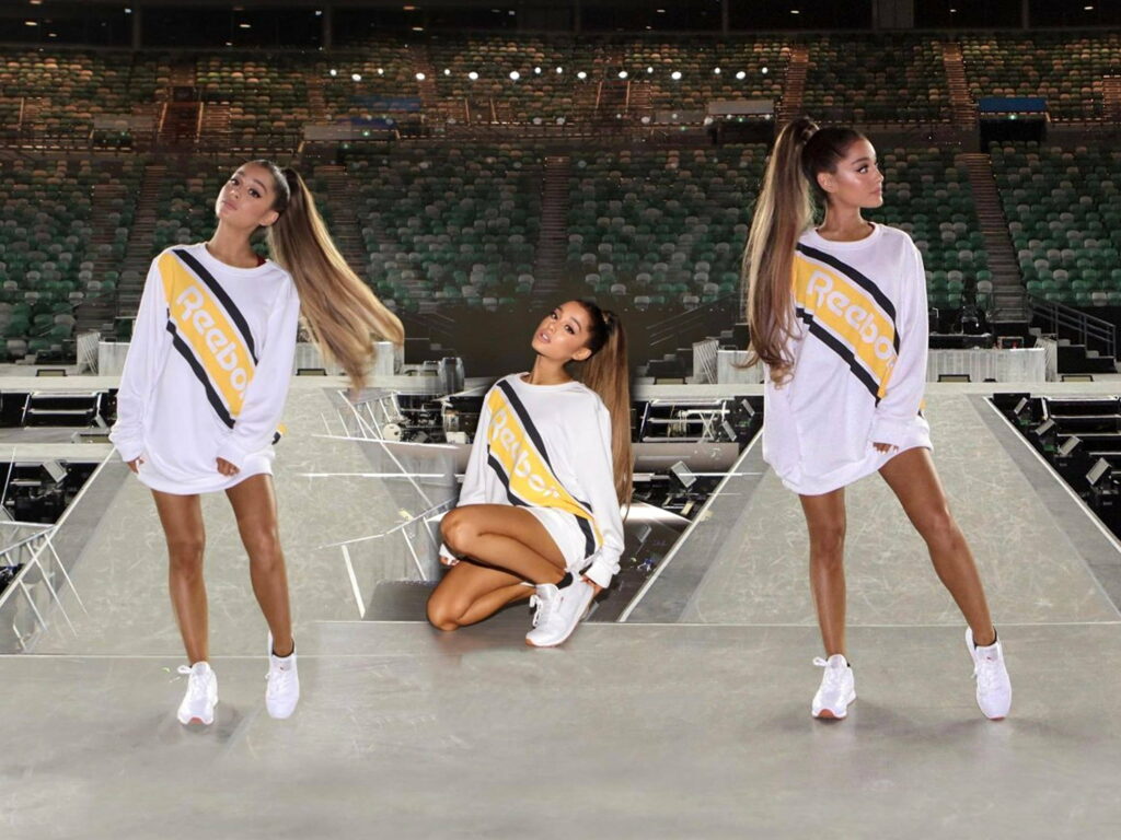 Sassy Style Icon: Ariana Grande rocks Reebok in an HD Wallpaper