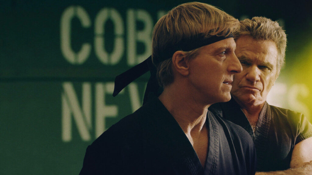 Cobra Kai Icons: John Kreese (Martin Kove) & Lawrence (Ralph Macchio) Steal the Screen in This Wallpaper