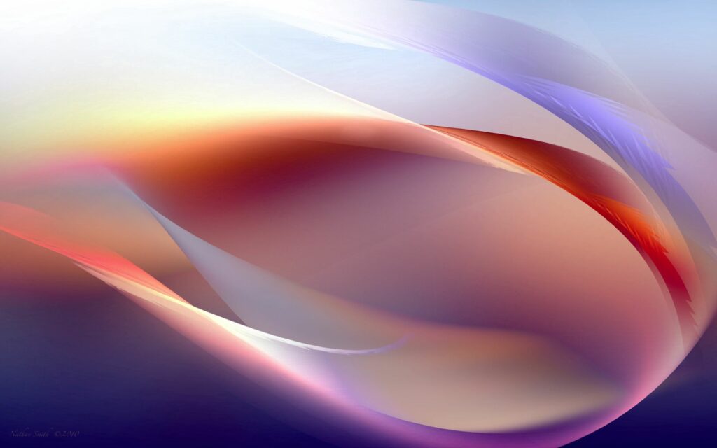 Serene Abstract Wallpaper: Soft Light Colors in Harmonious Design