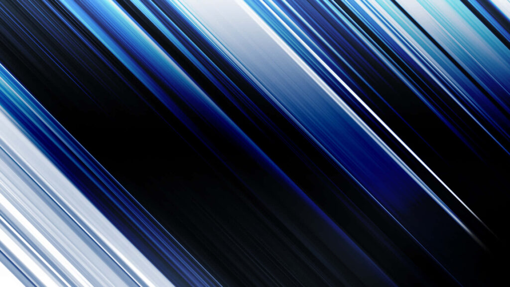 Serene Abstract Blue Wallpaper with Dynamic Diagonal Streaks