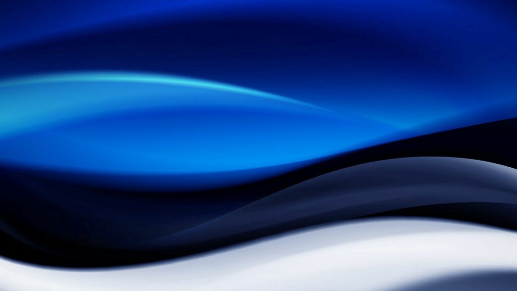 Serene Blue and White Abstract Wallpaper: Flowing Lines & Gradients