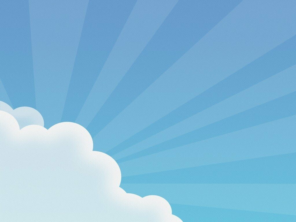 Serene Abstract Wallpaper: Soft Clouds & Vibrant Blue Background
