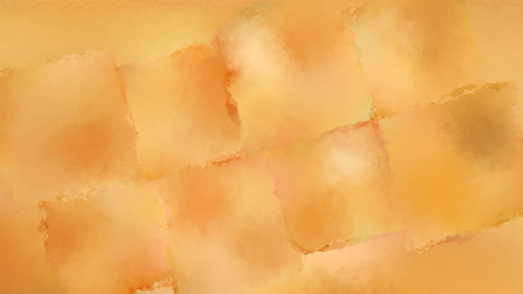 Abstract light orange watercolor grid wallpaper with warm peach and amber hues background