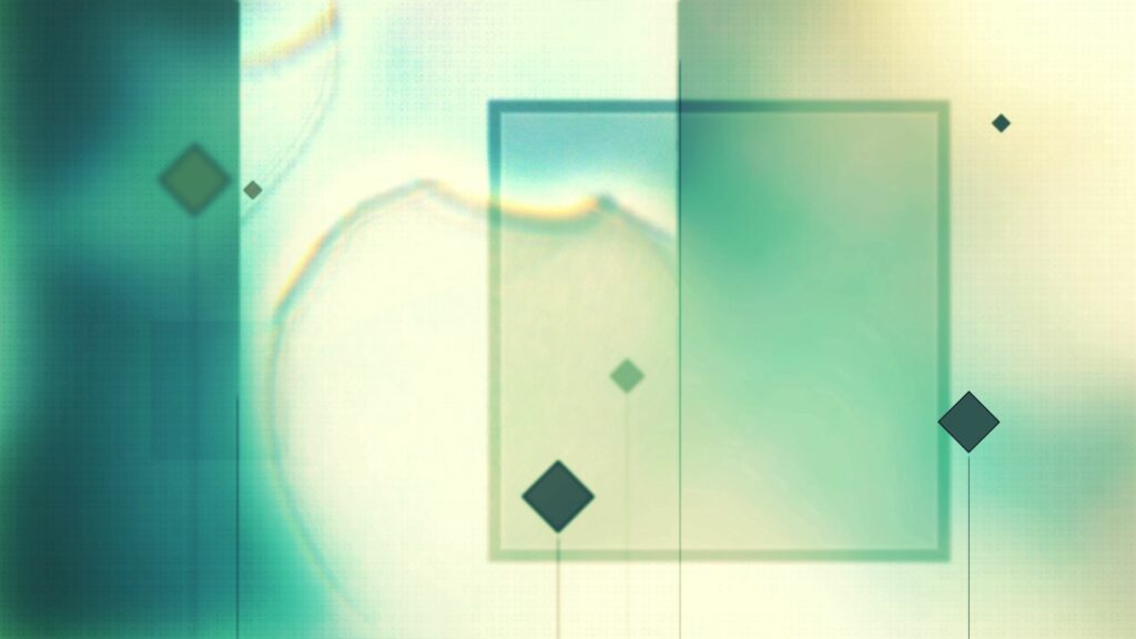 Serene Abstract Wallpaper in Teal, Green & Beige - 1920x1080
