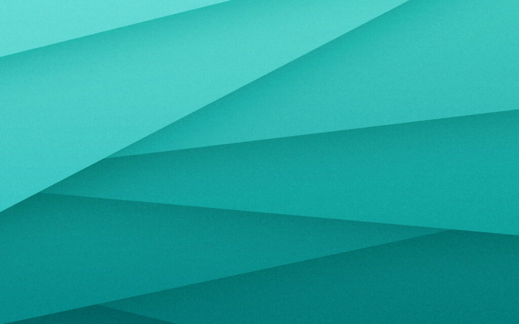 Serene Abstract Turquoise Wallpaper - Modern Material Design Background