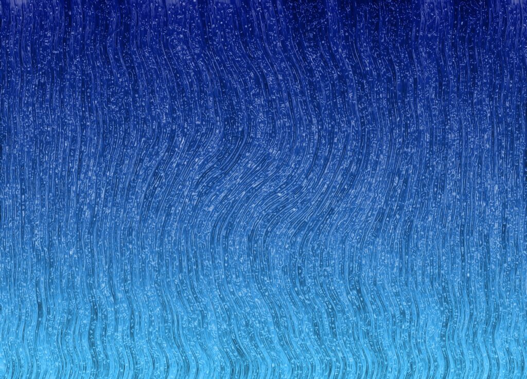 Serene Abstract Blue Wallpaper with Flowing Wavy Lines