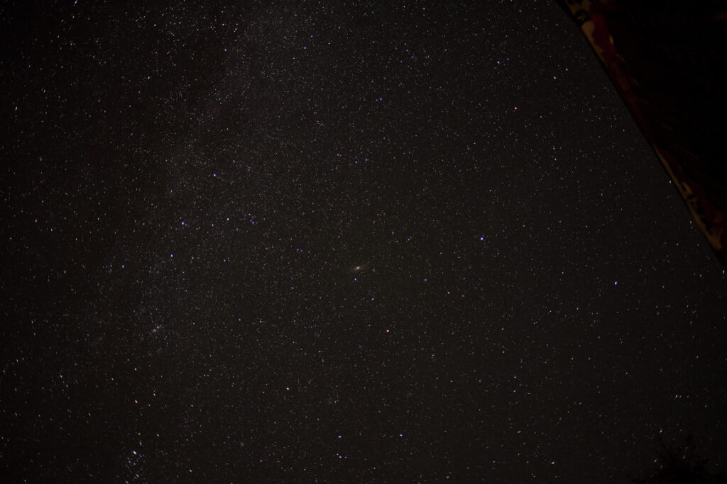 Serene Andromeda Galaxy Wallpaper: Starry Space Background