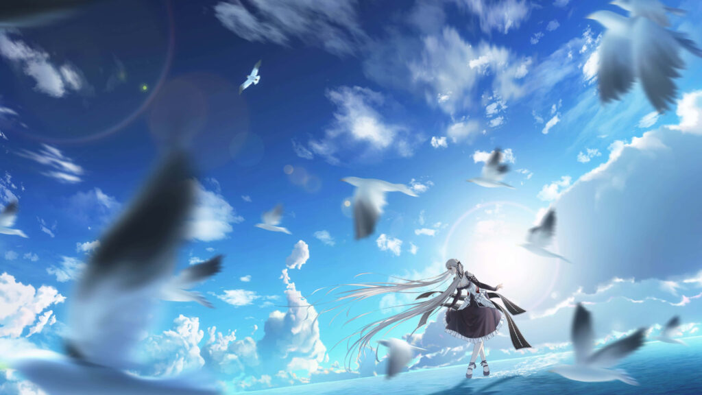 Enchanting Sky Wallpaper: Ethereal Clouds & Dreamlike Serenity